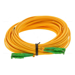 59573.15  FIBER OPTIC PATCH CORD E2000/APC- E2000/APC SM DX 9/125 3.0MM 15M YELLOW