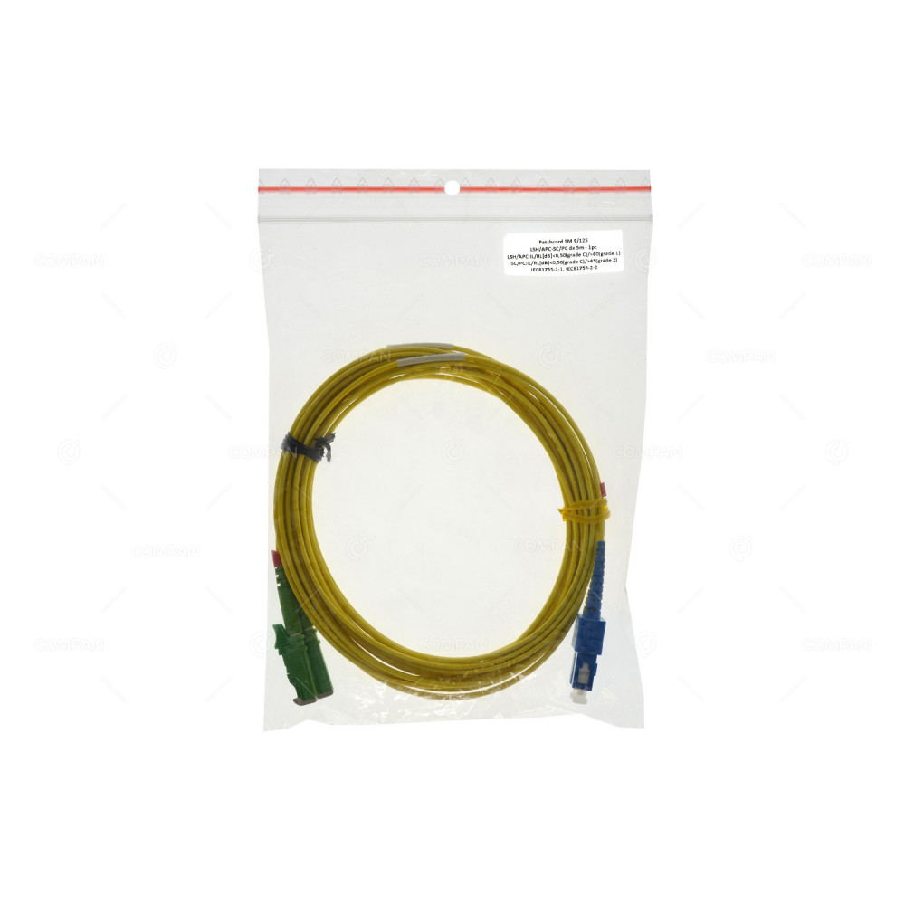 IEC61755-2-2 5M  PATCH CORD LSH/APC-SC/PC SM 9/125 5M