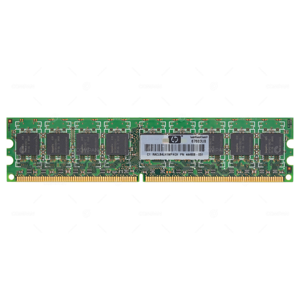 444908-051  HP DDR2 SDRAM 1GB 2RX8 PC2-5400 667MHZ UDIMM CL6