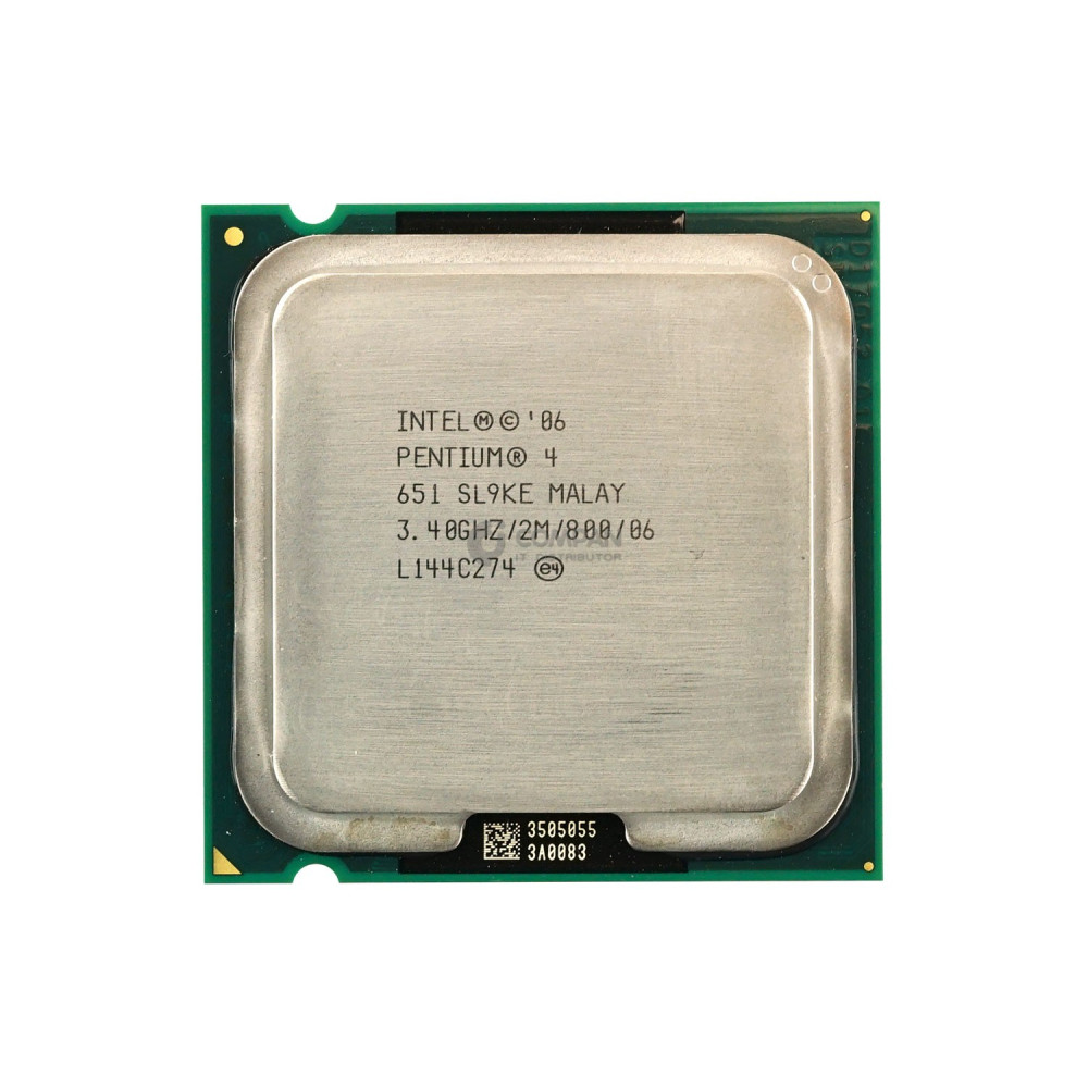 SL9KE INTEL PENTIUM 4 651 3.40GHZ 1-CORE 2MB L2 CACHE 86W LGA775