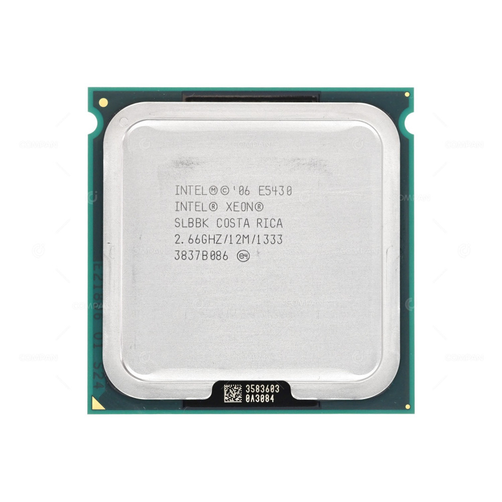 SLBBK INTEL XEON E5430 2.66GHZ 4-CORE 12MB L2 CACHE 80W LGA771