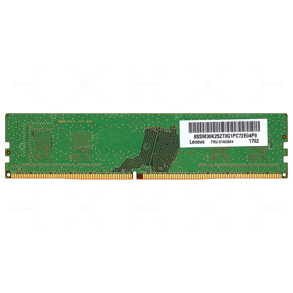 01AG804  LENOVO DDR4 SDRAM 4GB 1RX16 PC4-19200 2400MHZ UDIMM CL17