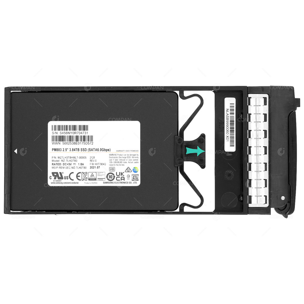 MZ-7LH3T80-NIMBLE  HP SSD 3.84TB SATA 6G 2.5" SFF FOR HP NIMBLE STORAGE