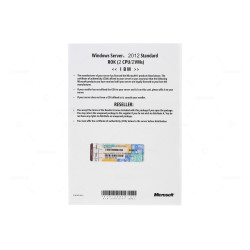 X18-33231-IBM IBM WINDOWS SERVER 2012 STD 2CPU/VM LICENSE FOR 365 DAYS