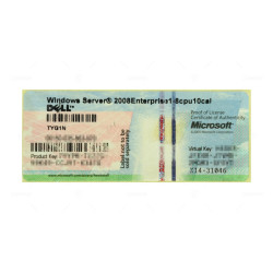X14-31046-DELL  WINDOWS SERVER 2008 ENTERPRISE 1-8CPU 10CAL