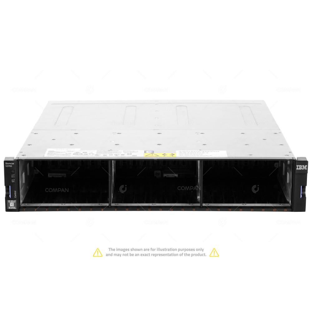 2072-24C IBM STORWIZE V3700 G1 24BAY SFF DUAL CONTROLLER ENCLOSURE