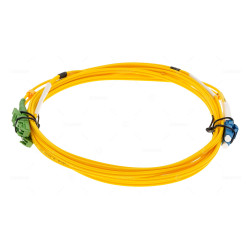 59577.3  FIBER OPTIC PATCH CORD E2000/APC-LC/UPC SM DX 9/125 2.00MM 3M YELLOW