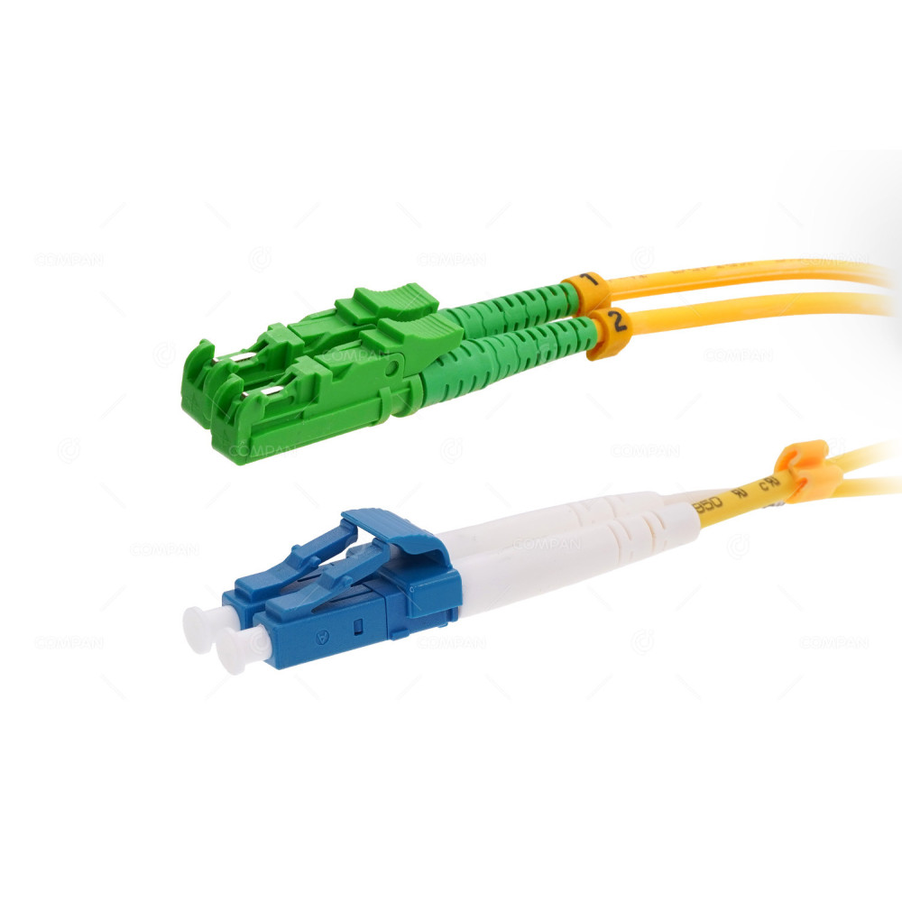 59577.3  FIBER OPTIC PATCH CORD E2000/APC-LC/UPC SM DX 9/125 2.00MM 3M YELLOW