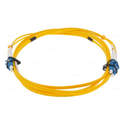 51940.2 2MM  FIBER OPTIC PATCH CORD LC/UPC-LC/UPC SM DX 9/125 2.0MM 2M YELLOW