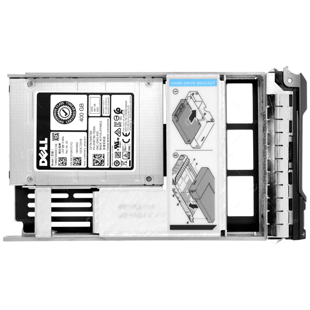 VKT80 LFF  DELL SSD 400GB SATA 6G 3.5" LFF FOR DELL POWEREDGE G11 G12 G13