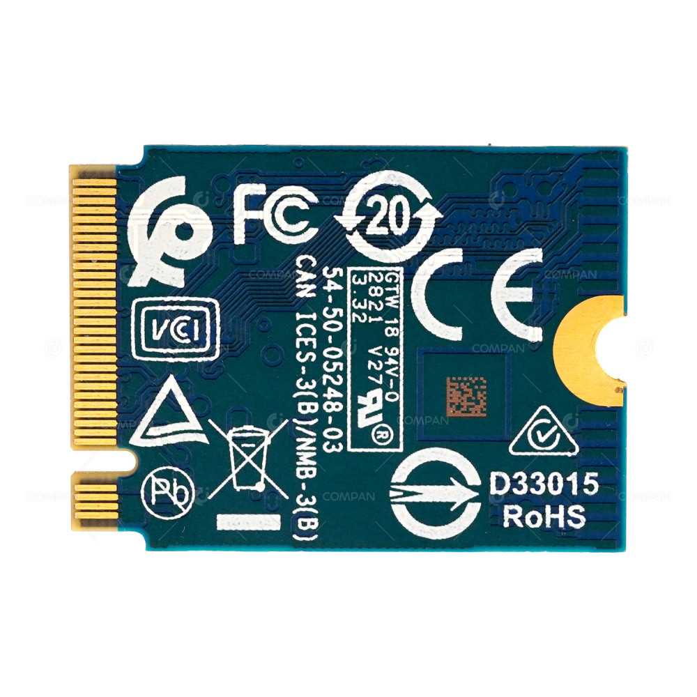 WR90F  DELL NVME 256GB PCIE 3.0 x4 M.2 2230