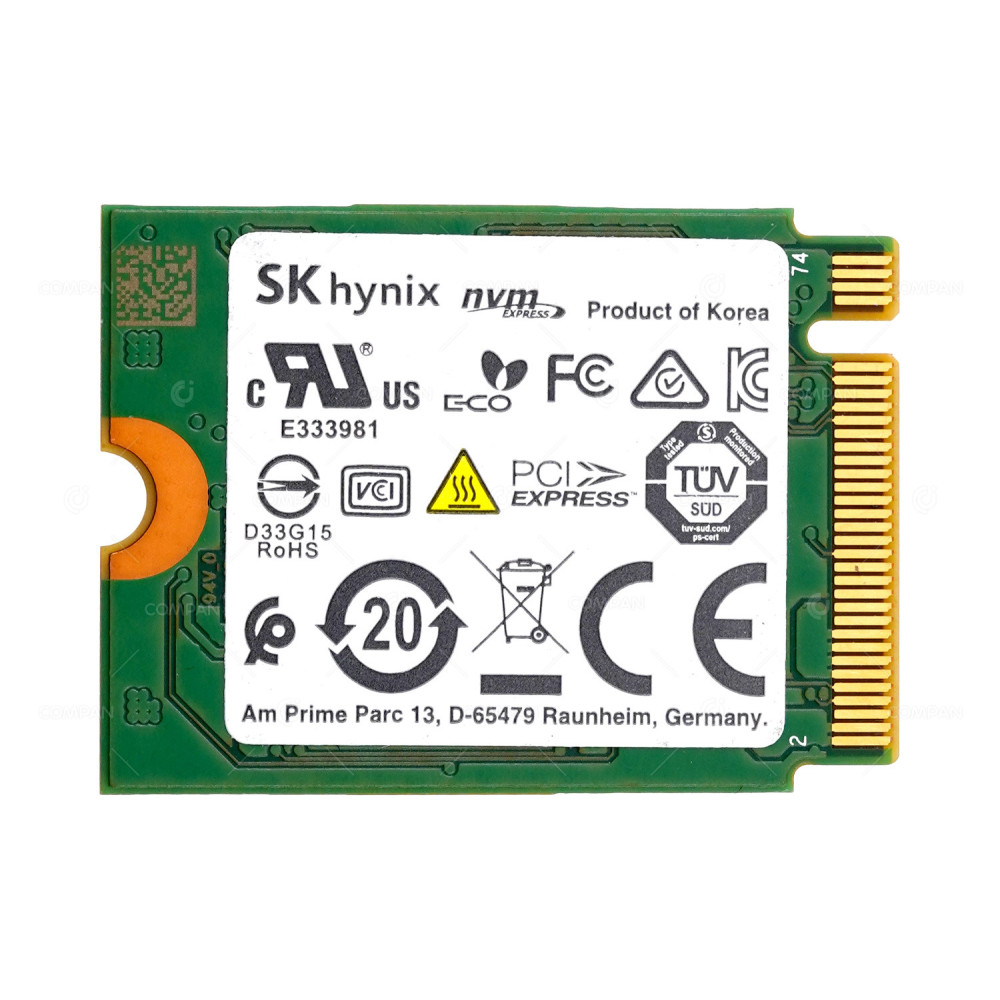 496FF  DELL NVME SSD 256GB PCIE 3.0 X4 M.2 2230