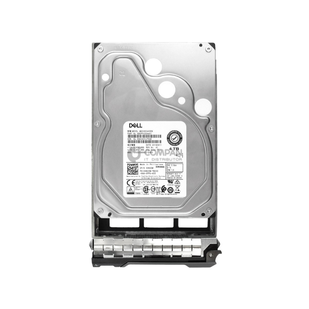 HNX0W DELL HDD 4TB 7.2K SAS 12G 3.5" LFF HOT-SWAP FOR DELL POWEREDGE G11 G12 G13