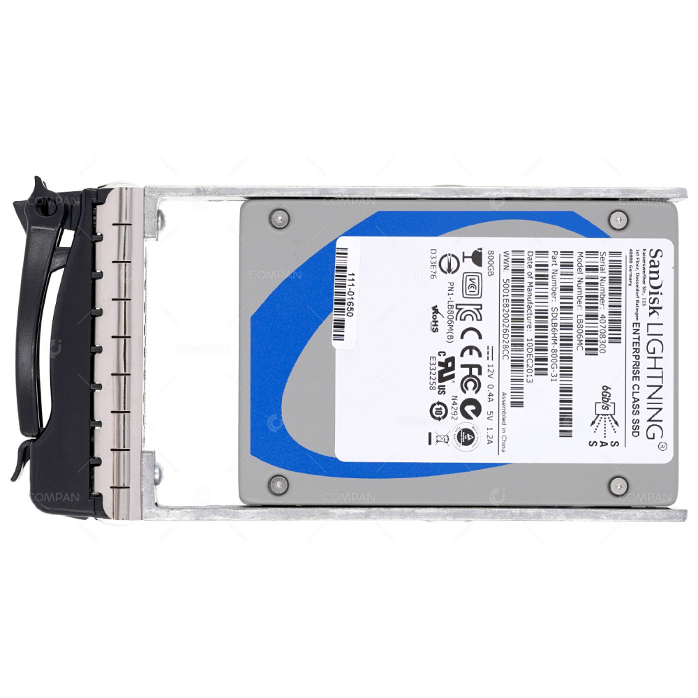 111-01650  NETAPP SSD 800GB SAS 6G 2.5" SFF FOR NETAPP E2600 CLASS 5350 0892