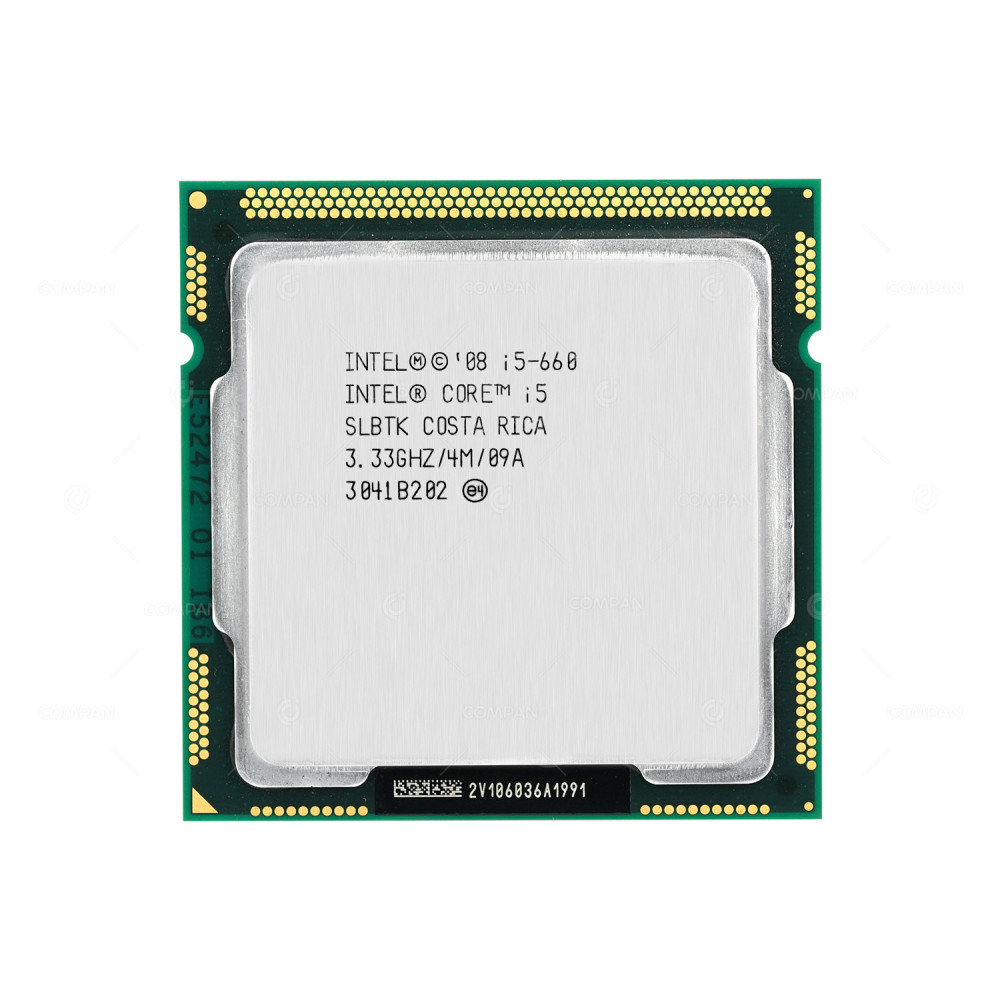 SLBTK  INTEL CORE I5-660 3.33GHZ 2-CORE 4MB CACHE 73W LGA1156