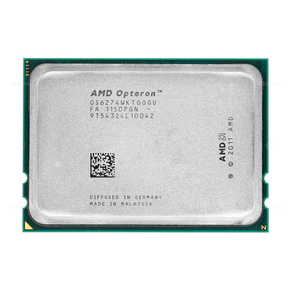 OS6274WKTGGGU  AMD OPTERON 6274 2.20GHZ 16-CORE 16MB L3 CACHE 115W SOCKET G34