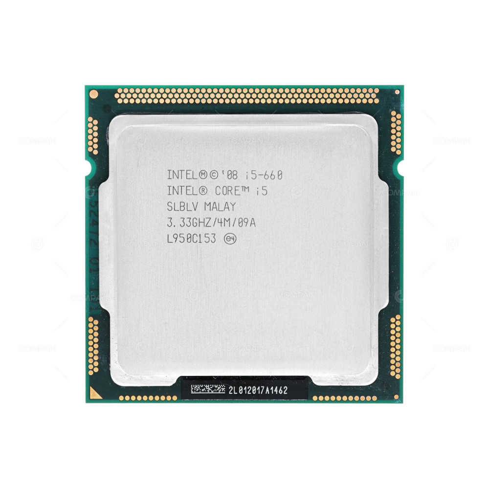 SLBLV  INTEL CORE I5-660 3.33GHZ 2-CORE 4MB L3 CACHE LGA1156 73W