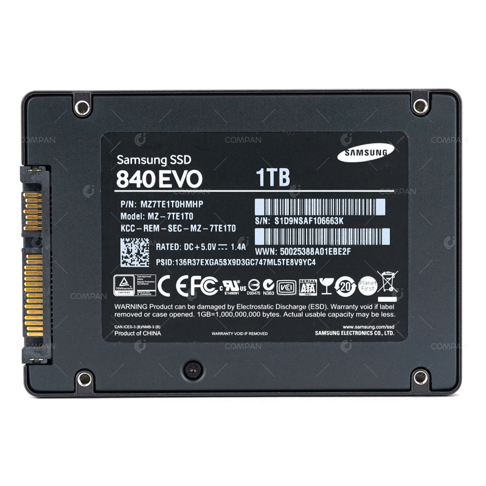 MZ-7TE1T0 SAMSUNG SSD 1TB SATA 6G 2.5" SFF