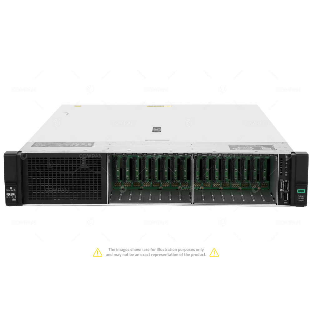 HPE DL380 G10 16SFF 2x Xeon Bronze 3104 64GB 2x 480GB SSD 4x 1.2TB SAS Rails