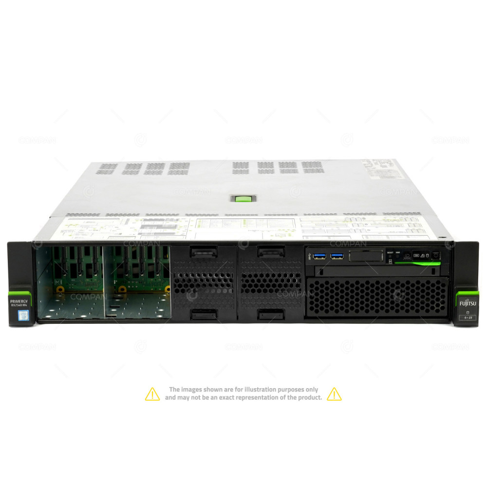 FUJITSU PRIMERGY RX2540 M4 8SFF 2x Xeon Platinum 8168 256 GB RAM Rails