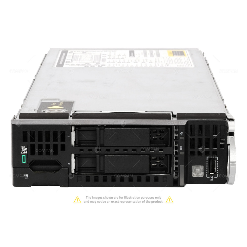 HPE C7000 16x BL460c Gen10 32x Xeon Silver 4114 2TB RAM 32x 300GB Rails