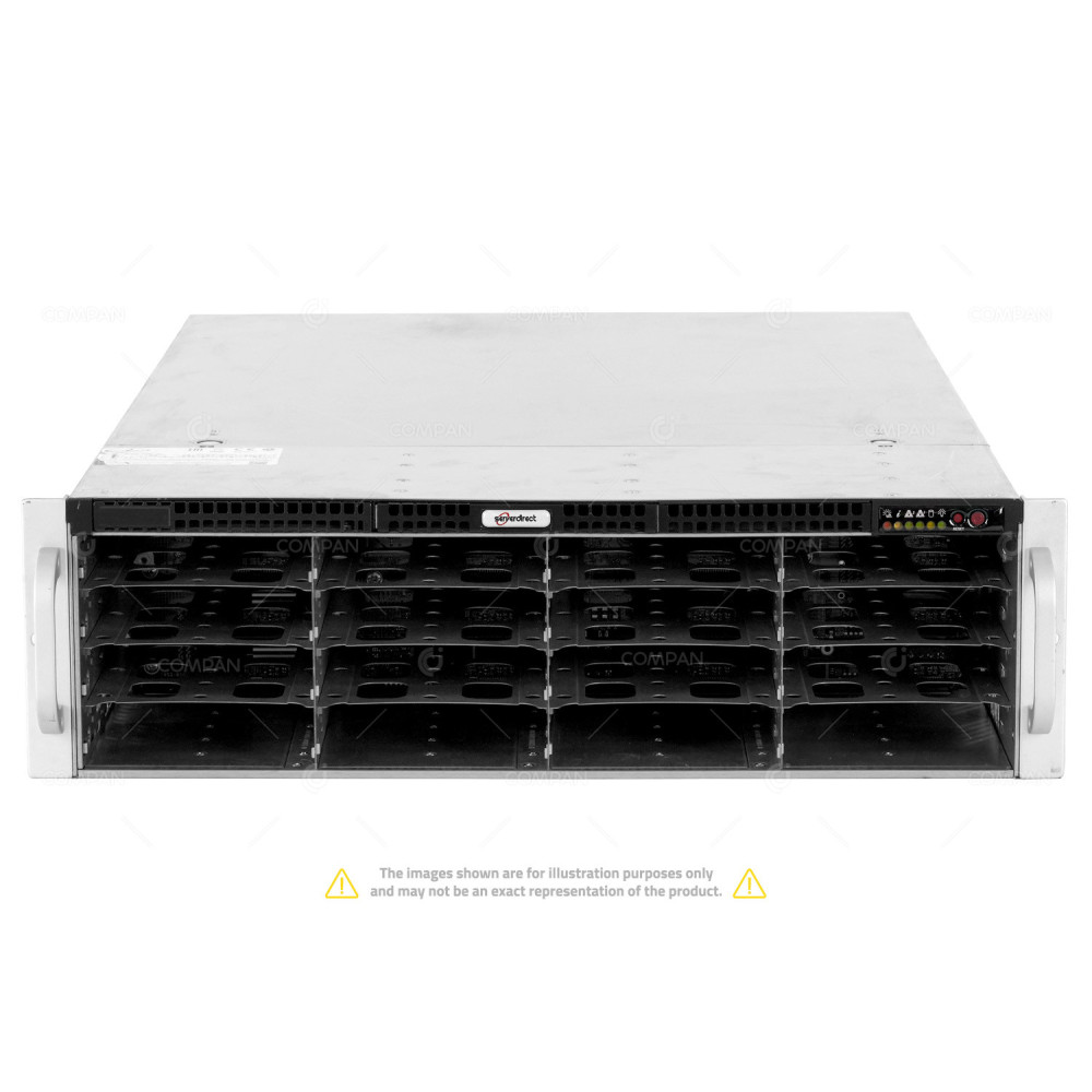 Supermicro 6039P-E1CR16H 2x Xeon Gold 6134 768GB RAM 16x 10TB 2x 800GB SSD