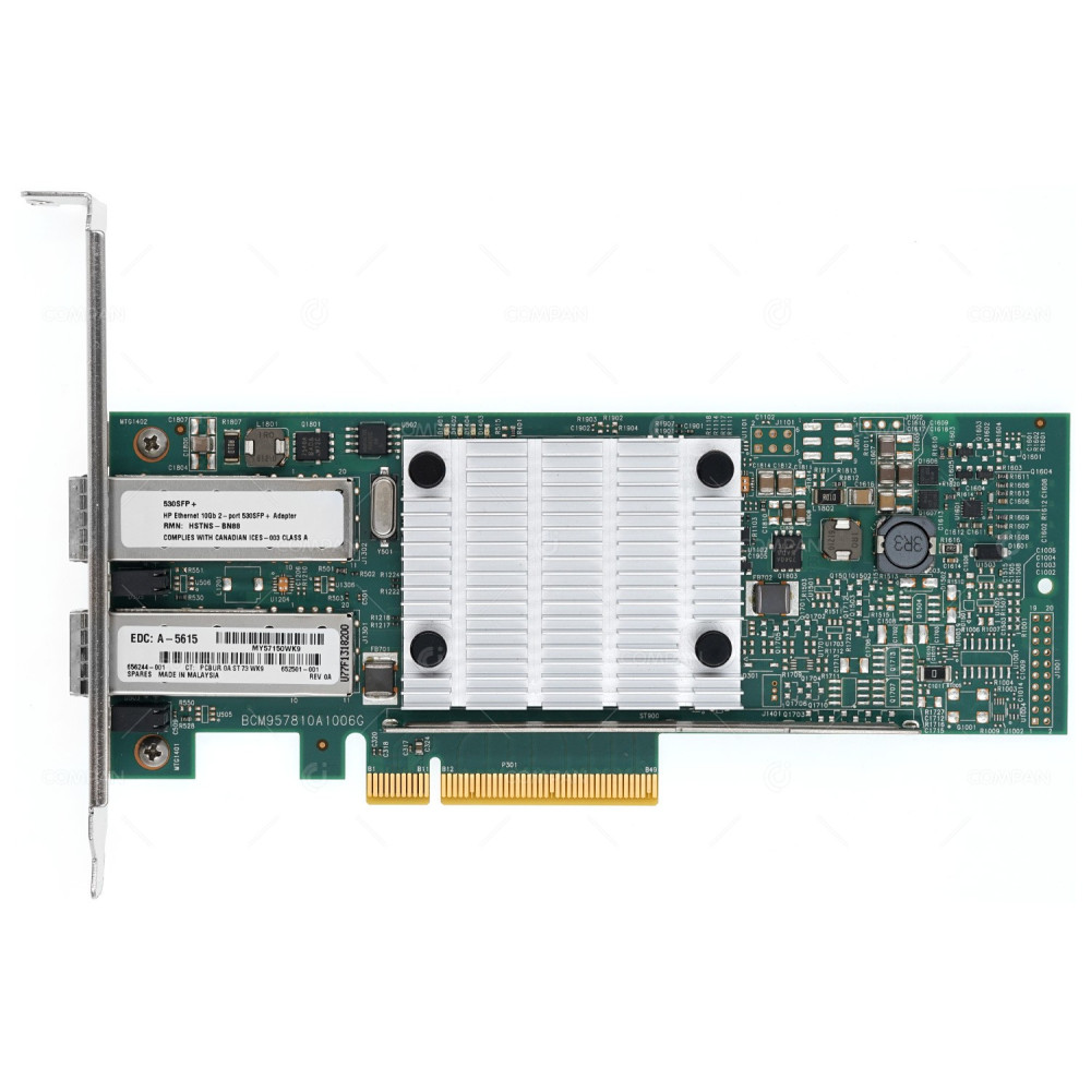 656244-001 HP 530SFP+ DUAL PORT 10G SFP+ ETHERNET ADAPTER FOR HPE PROLIANT G9