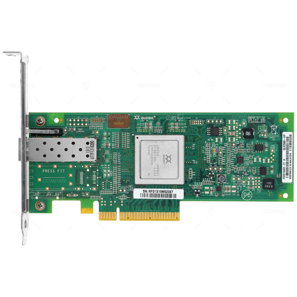 489190-001 HP QLOGIC QLE2560 8GB SINGLE PORT FC ADAPTER FOR PROLIANT DL580 G8