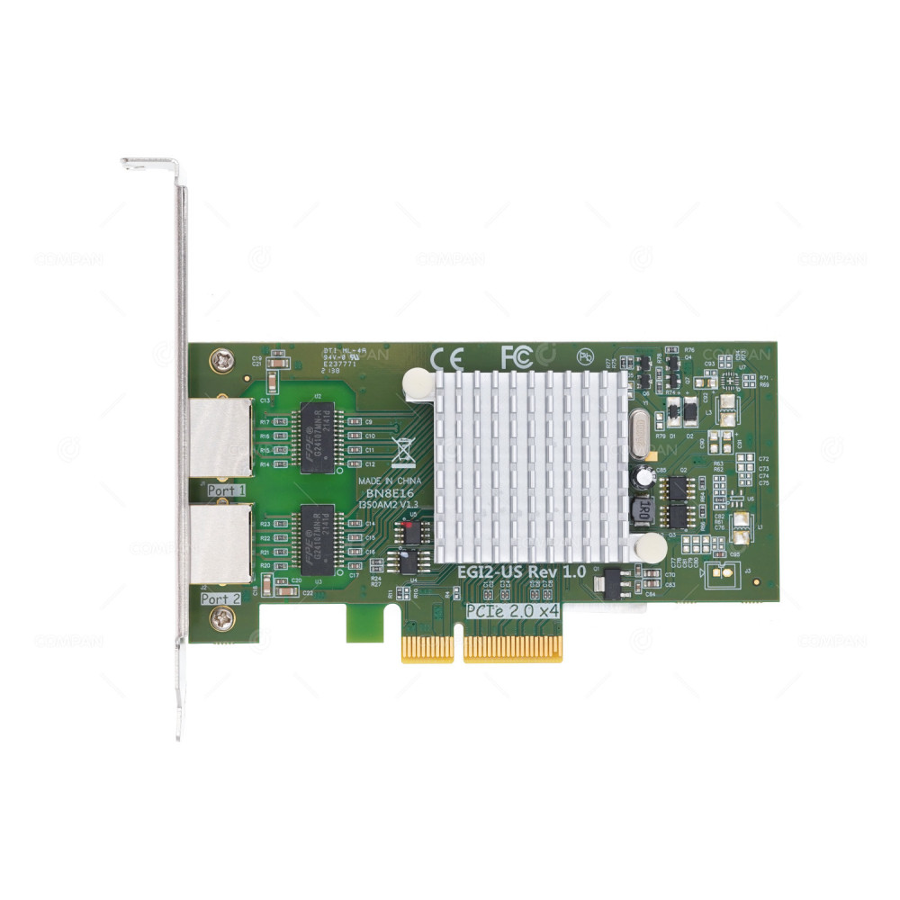 I350AM2  INTEL EGI2-US I350-AM2 DUAL PORT 1GB RJ-45 PCIE 2.0 X4 NETWORK ADAPTER