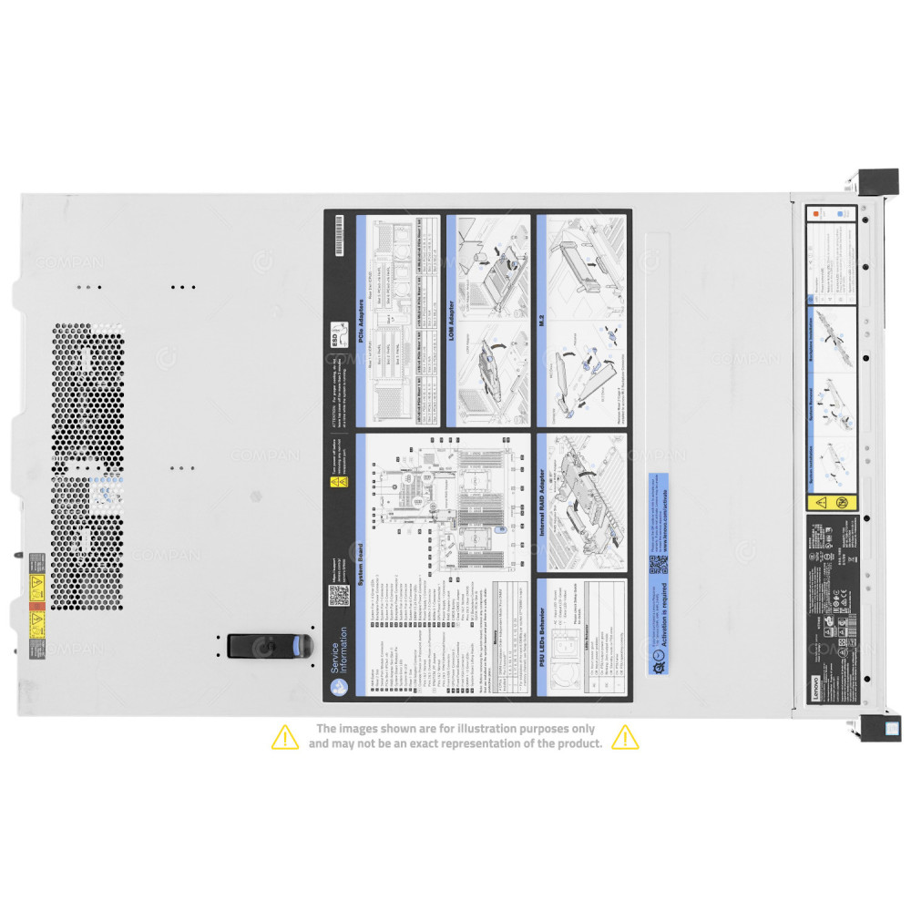 LENOVO ThinkSystem SR650 8LFF 2x Xeon Gold 6150 128 GB RAM Rails