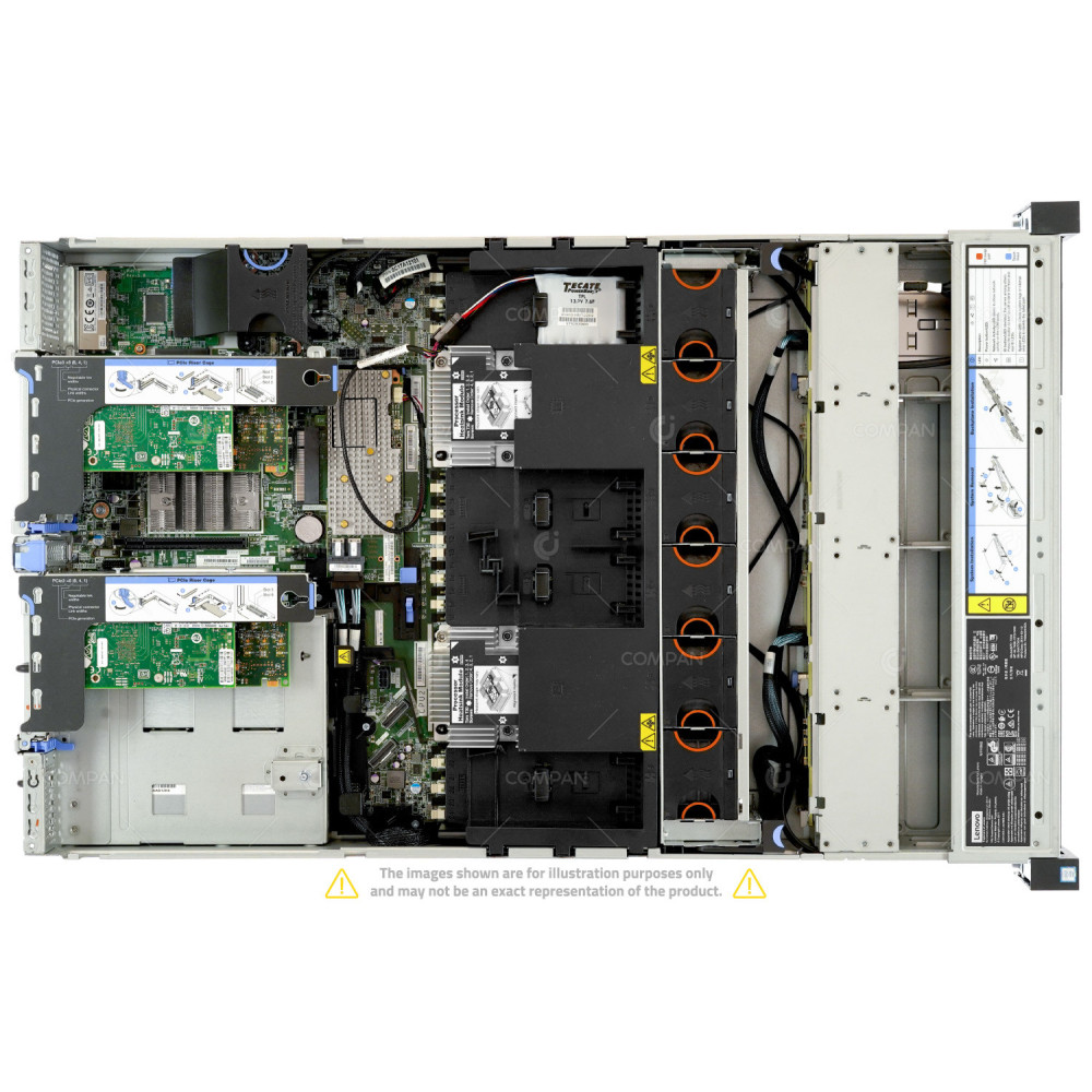 LENOVO ThinkSystem SR650 8LFF 2x Xeon Gold 6244 384 GB RAM Rails