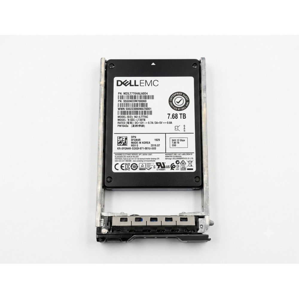 DELL SC5020F ALL FLASH STORAGE SYSTEM 3U 30BAY 25GB ISCSI 115TB 15x 7.68TB SSD