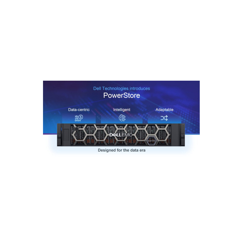 DELL EMC POWERSTORE 5000T ALL-FLASH 21X 15.36TB NVME ESS25 8X 7.68TB SAS 271TB
