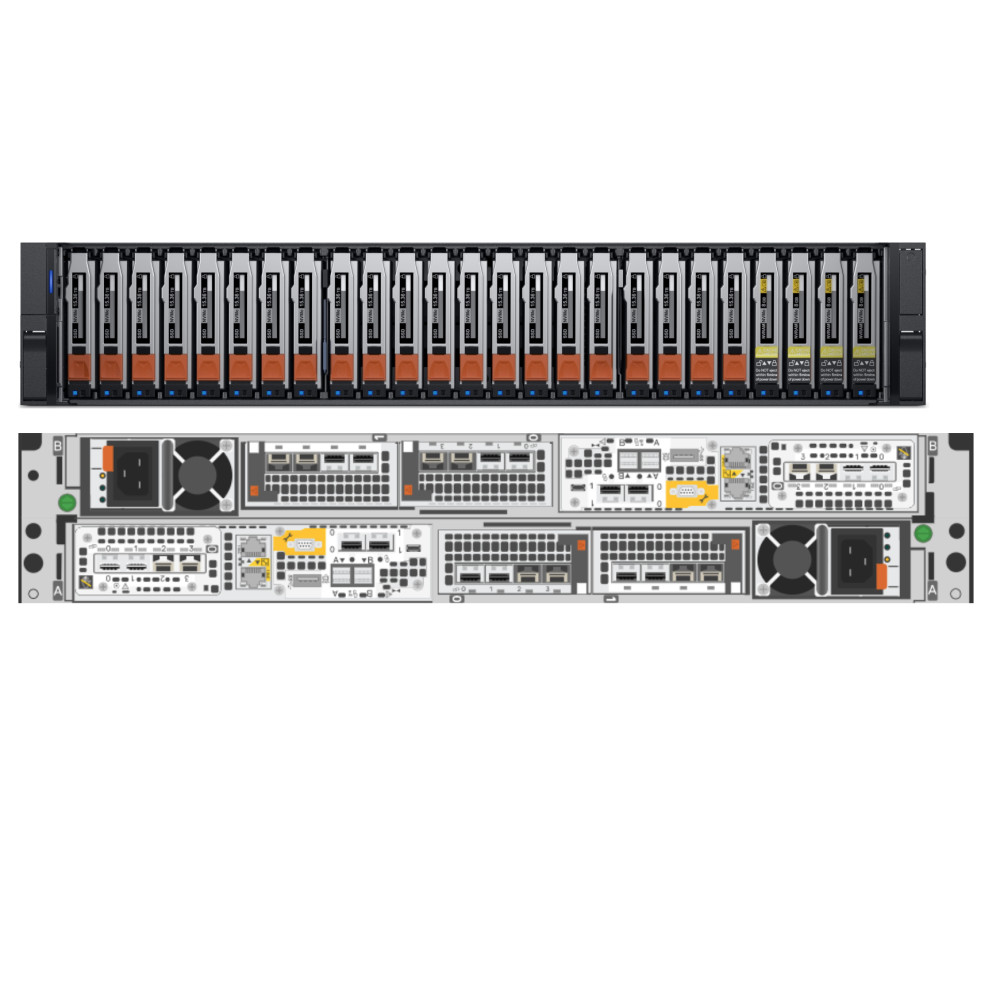 DELL EMC POWERSTORE 5000T ALL-FLASH 21X 15.36TB NVME ESS25 8X 7.68TB SAS 271TB