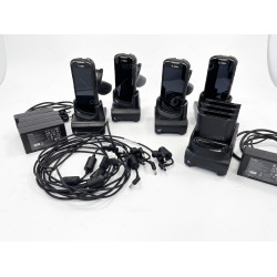 ZEBRA TC520K LCD WIFI BARCODE SCANNER ANDROID 14 WITH 4 SINGLE SLOT CRADDLES