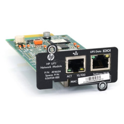 AF465A HP MINI SLOT NETWORK MODULE FOR R3000 T3000 G2 UPS 632555-001, 636934-001