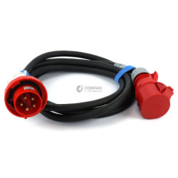 038-003-274 EMC POWER CABLE 3 PHASE MALE TO FEMALE 4.5M