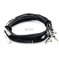 038-004-253 EMC 2X QSFP TO 8X HSSDC2 FC DUAL CABLE 4.5M