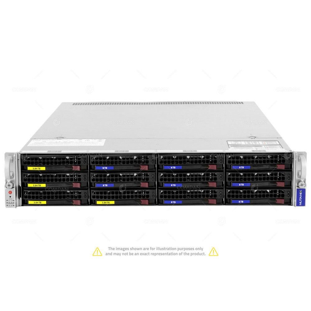 Nutanix NX-8155-G6 2x Xeon Gold 6242 512GB 2x 240GB M.2 4x 3.84TB 8x 8TB