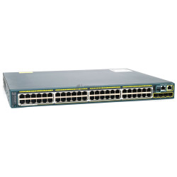 WS-C2960S-48FPS-L CISCO CATALYST 2960-S 48 PORT 1GB ETHERNET 740W POE+ 4 PORT 1GB SFP SWITCH  -