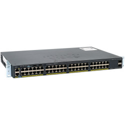 WS-C2960X-48TS-LL CISCO CATALYST 2960-X 48-PORT 1GB ETHERNET 2-PORT 1GB SWITCH