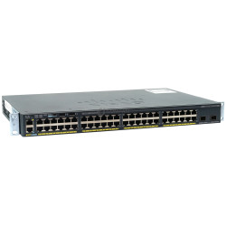 WS-C2960X-48TD-L CISCO CATALYST 2960-X 48 PORT GIGABIT ETHERNET 2 PORT 10GB SFP+ SWITCH