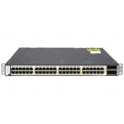 WS-C3750E-48TD-S CISCO CATALYST 3750 E SERIES 48 PORT 1GB ETHERNET 2 PORT 10GB X2 SWITCH  -