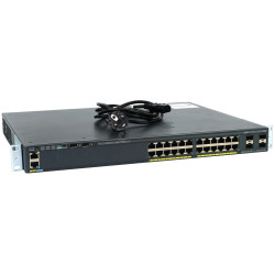 CISCO CATALYST 2960-X 24-PORT GIGABIT ETHERNET 370W POE 4-PORT 1GB UPLINK SFP SWITCH