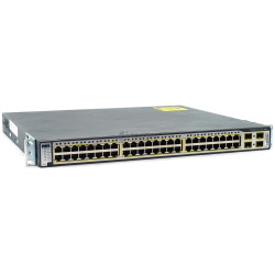 WS-C3750G-48TS-E CISCO CATALYST 3750 24-PORT 10 / 100 / 1000 + 4 SFP+ SWITCH WS-C3750G-48TS-E -