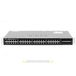 WS-C3650-48FQM-S / CISCO 48-PORT 1GB POE+ 4-PORT 10GB SFP+ SWITCH WITH RACK EARS