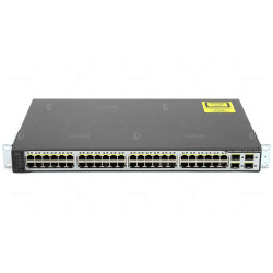 WS-C3750V2-48PS-S CISCO CATALYST 3750 V2 48 PORT 100MB POE 4 PORT 1GB SFP SWITCH  -