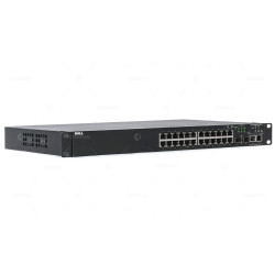 XJ505 DELL POWERCONNECT 3424 24 PORT 100MB ETHERNET 2 PORT 1GB SFP SWITCH