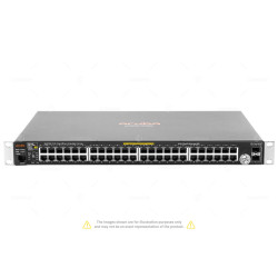 J9853A ARUBA 48 PORT 1GB ETHERNET POE+ 2 PORT 10GB SFP+ SWITCH 2530-48G