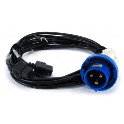 32A-2X C20-380CM 32A 3 PIN 220-250V TO 2X C20 3.8M POWER CABLE -